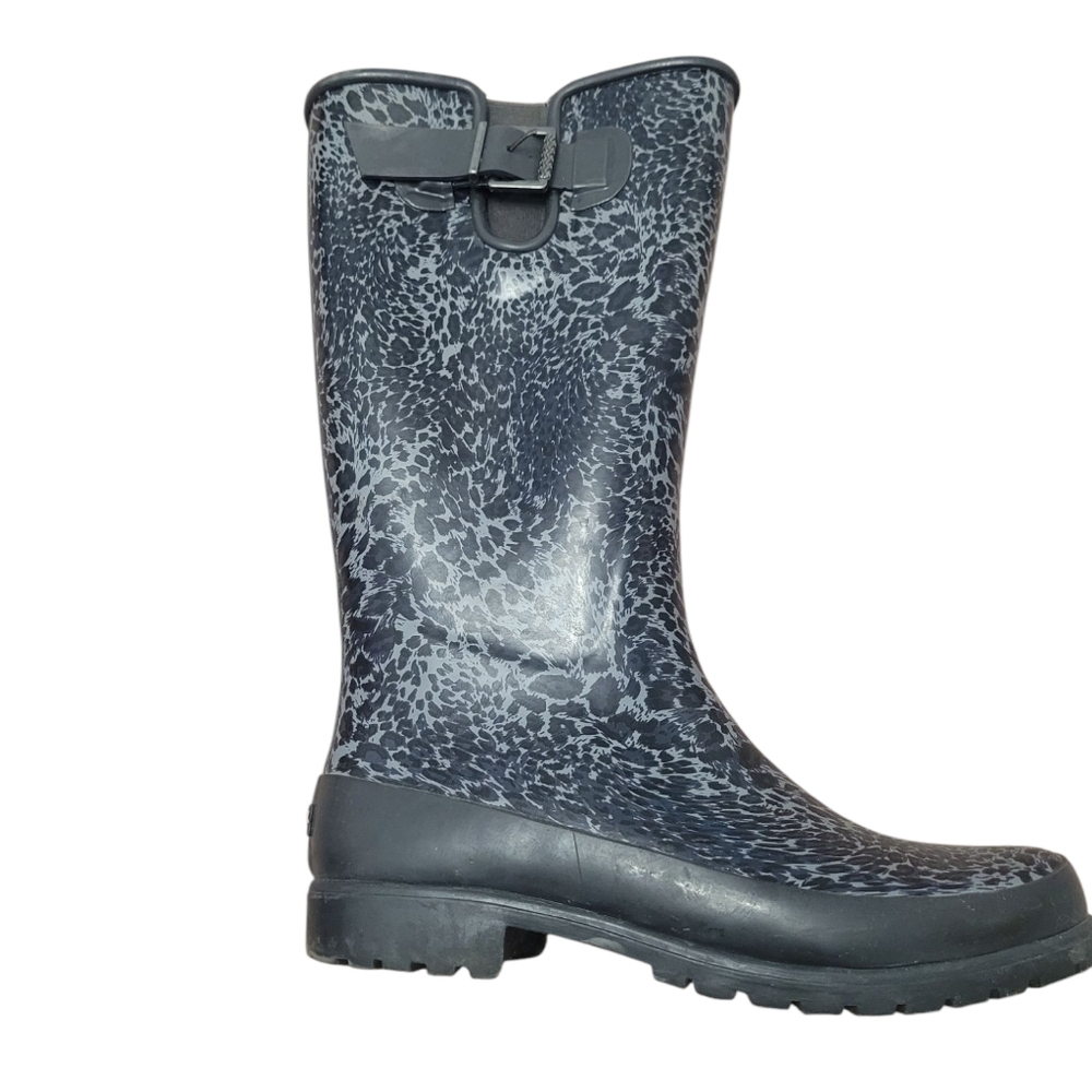 Sperry Black Winter Rain Boots with Adjustable Buckle - Picture 6 of 9
